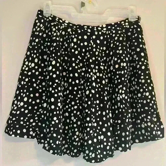 Forever 21 polka dot high waisted skirt size large - Picture 2 of 6